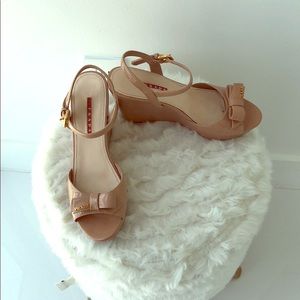 Prada wedges